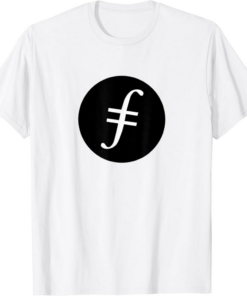 Filecoin T-Shirt FIL Crypto Trader Gift Black Blockchain