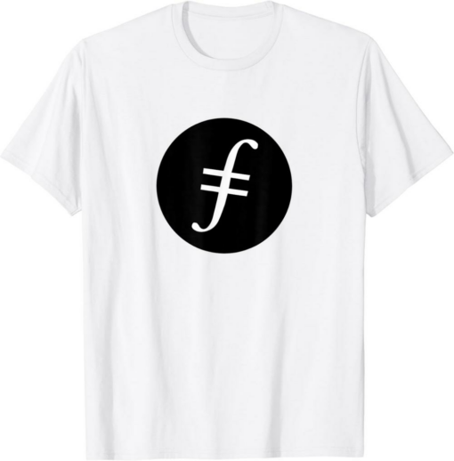 Filecoin T-Shirt FIL Crypto Trader Gift Black Blockchain