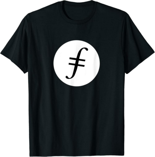 Filecoin T-Shirt FIL Crypto Trader Gift White Blockchain