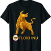 Floki T-Shirt Bull Market Inu Coin To The Moon Crypto Token