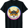 Floki T-Shirt Inu Coin Vintage Retro Logo Crypto Currency