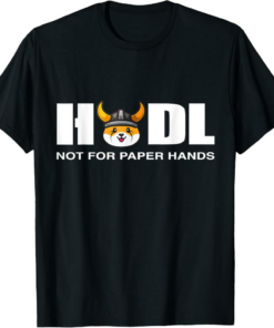 Floki T-Shirt Inu Crypto Cryptocurrency Hodl To The Moon