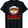 Floki T-Shirt Inu Mission To The Moon Astronaut Crypto Meme