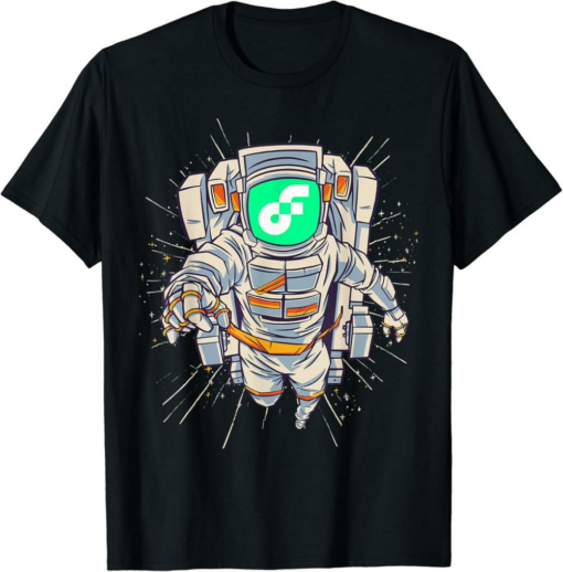 Flow T-Shirt Crypto Astronaut To Moon