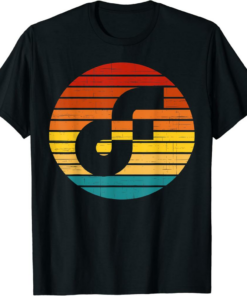 Flow T-Shirt Crypto Vintage Retro Sunset Design 60s 70s