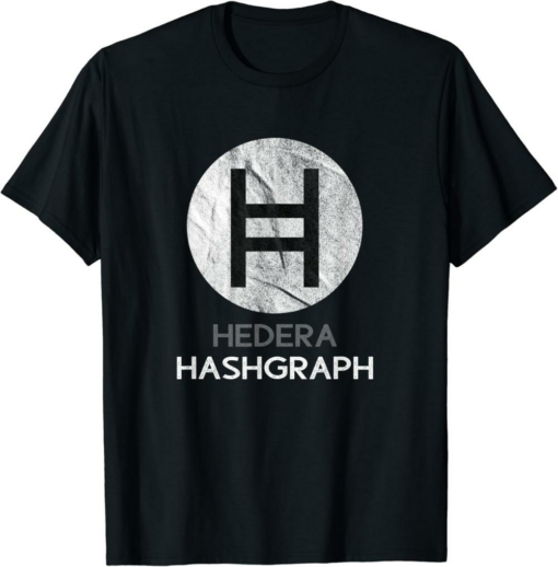 Hedera T-Shirt Hashgraph HBAR Cryptocurrency Miner Trader