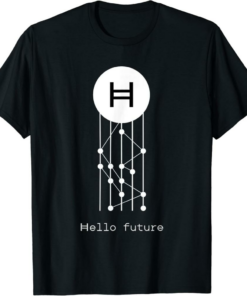 Hedera T-Shirt Hello Future HBAR Hashgraph Solana Kaspa