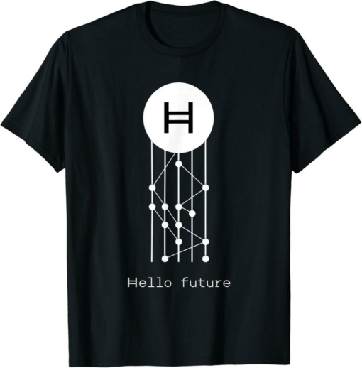 Hedera T-Shirt Hello Future HBAR Hashgraph Solana Kaspa