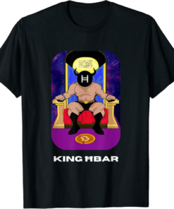 Hedera T-Shirt King HBAR Crypto Solana Cardano Bitcoin