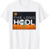 Hedera T-Shirt The Long Hodl To The Moon Crypto Gift Bear