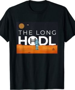 Hedera T-Shirt The Long Hodl To The Moon Crypto Item Bear