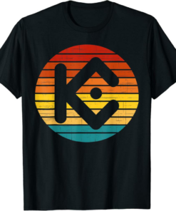 KuCoin T-Shirt Token Crypto Vintage Retro Sunset Design