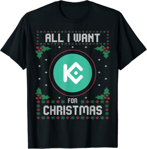 KuCoin T-Shirt Token Ugly Christmas Sweater All I Want