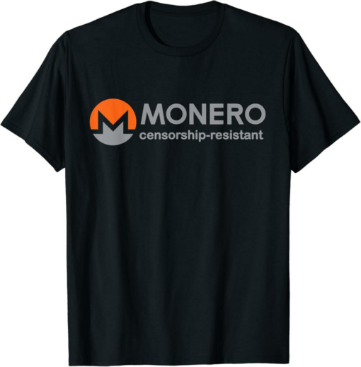 Monero T-Shirt Censorship-Resistant