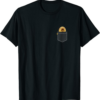 Monero T-Shirt Crypto Coin In Breast Pocket XMR Coin Logo