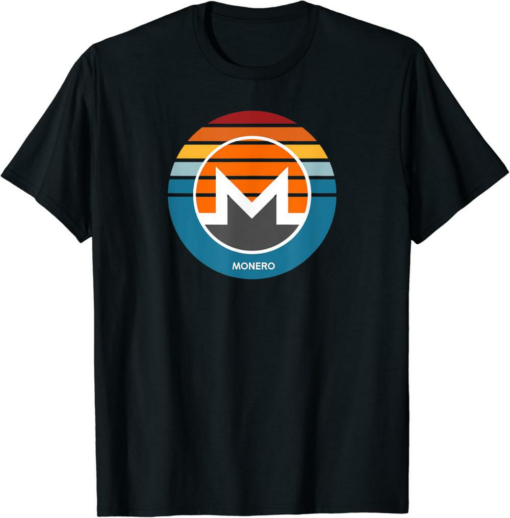 Monero T-Shirt Crypto Modern Cool XMR Cryptocurrency