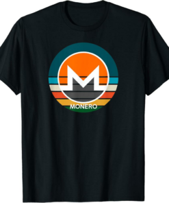 Monero T-Shirt Crypto Vintage XMR Cryptocurrency Classic