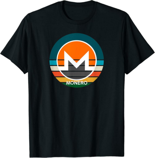 Monero T-Shirt Crypto Vintage XMR Cryptocurrency Classic