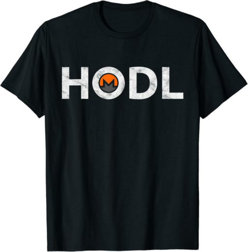 Monero T-Shirt HODL XMR Hold