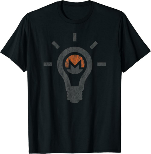 Monero T-Shirt Vintage Coin Logo