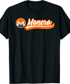 Monero T-Shirt XMR Crypto Coin Sports Team Logo