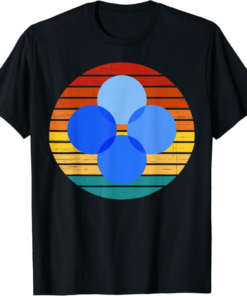 OKB T-Shirt Crypto Vintage Retro Sunset Design 60s 70s