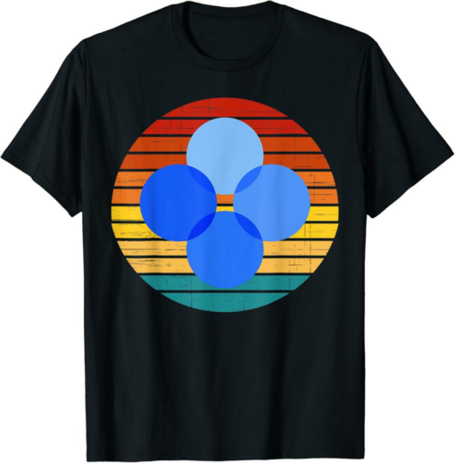 OKB T-Shirt Crypto Vintage Retro Sunset Design 60s 70s