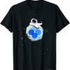 OKB T-Shirt Cryptocurrency Fun Relaxing Space Man Moon