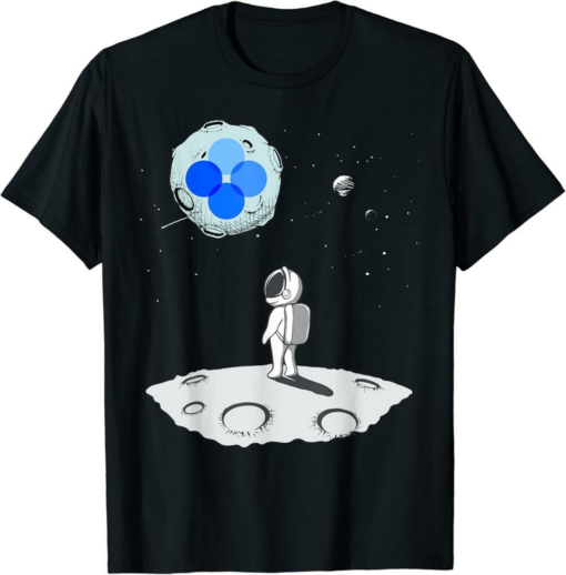 OKB T-Shirt Cryptocurrency Moon Hodler Astronaut In Universe