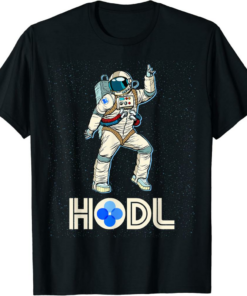 OKB T-Shirt Cryptocurrency Talk Fun HODL Disco Moon Gear
