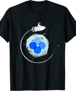 OKB T-Shirt Cryptocurrency Talk Fun ROCKET Space Man