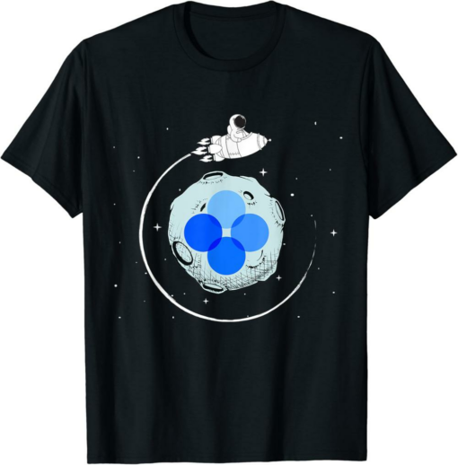 OKB T-Shirt Cryptocurrency Talk Fun ROCKET Space Man