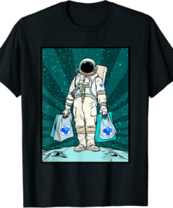 OKB T-Shirt Cryptocurrency Talk To The Moon HODL Space Man