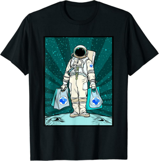 OKB T-Shirt Cryptocurrency Talk To The Moon HODL Space Man