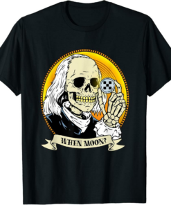 OKB T-Shirt Fun Logo When Moon Meme Halloween Crypto Gift