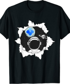 OKB T-Shirt Funny Cryptocurrency Space Man Moon Gear