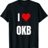 OKB T-Shirt I Love Crypto Saying For The Token Nerd