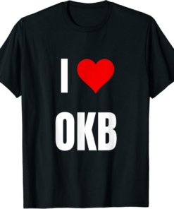OKB T-Shirt I Love Crypto Saying For The Token Nerd
