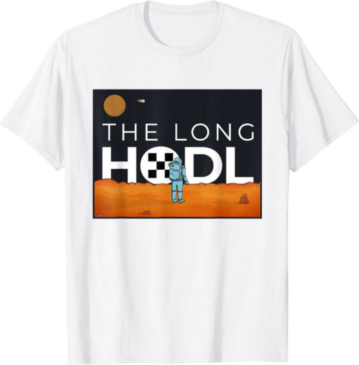 OKB T-Shirt The Long Hodl To The Moon Crypto Item Bear