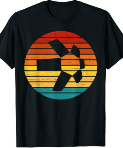 Quant T-Shirt Crypto Vintage Retro Sunset Design 60s 70s