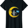 Quant T-Shirt Logo Crypto Flag On Moon To Hodl QNT