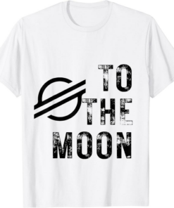 Stellar T-Shirt Coin To The Moon XLM Crypto