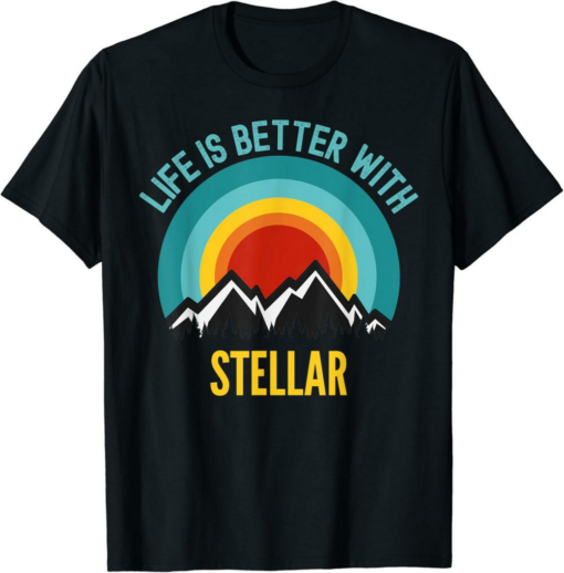 Stellar T-Shirt Crypto Life Is Better With Stellar