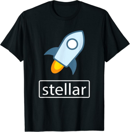 Stellar T-Shirt Crypto XLM Lumens Cryptocurrency Blockchain