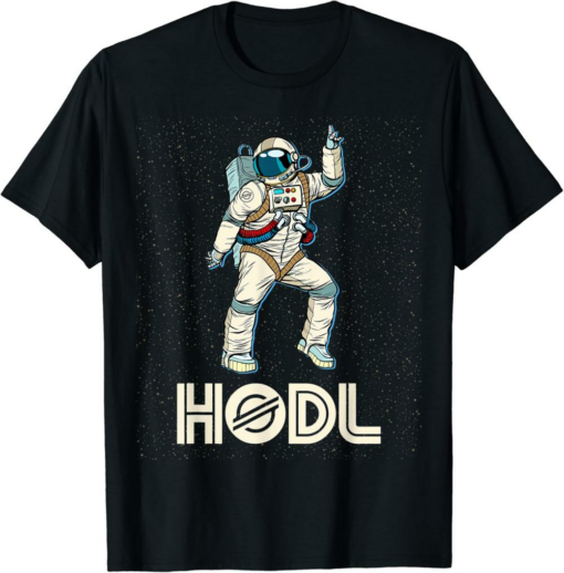 Stellar T-Shirt Cryptocurrency Talk XLM Fun HODL Disco Moon