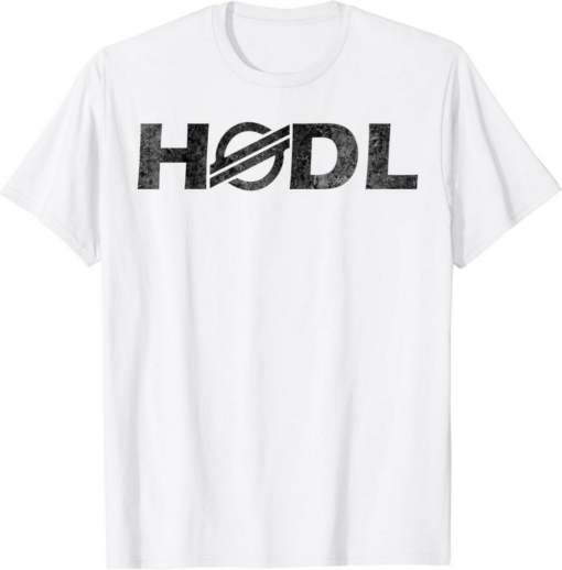 Stellar T-Shirt HODL To The Moon Symbol XLM