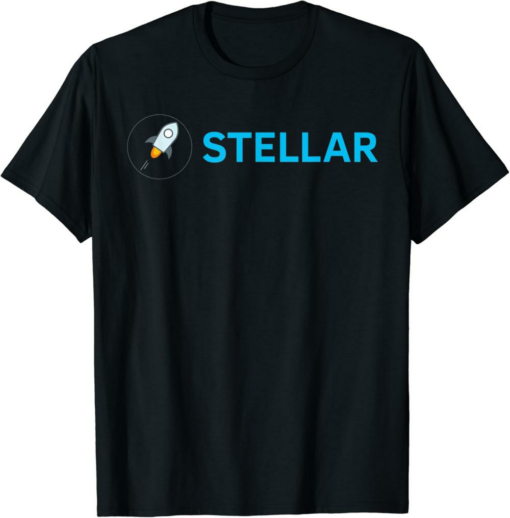 Stellar T-Shirt XLM Lumens Logo Cryptocurrency