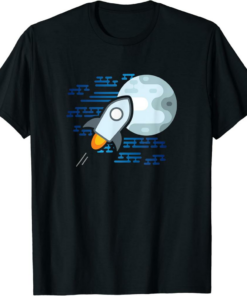 Stellar T-Shirt XLM Lumens Moon Rocket Pro Trader