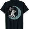 Stellar T-Shirt XLM Moon Miner Crypto Space Man