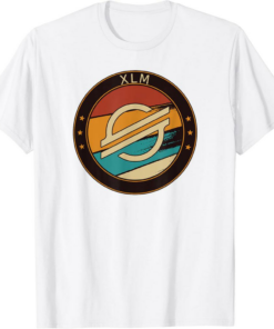 Stellar T-Shirt XLM Vintage Crypto Retro Art Cryptocurrency